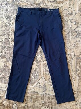 Vineyard Vines Navy Blue Performance Stretch Golf Pants Size 34x30